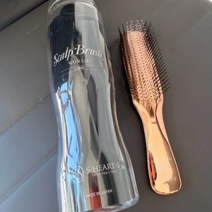 S-Heart-S Scalp Brush World LONG Rose Gold – Made in Japan – NEW